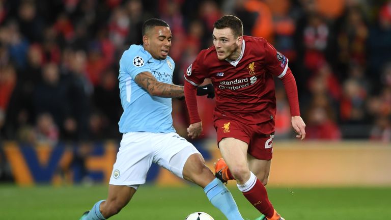 Andy Robertson has been impressive for Liverpool this term