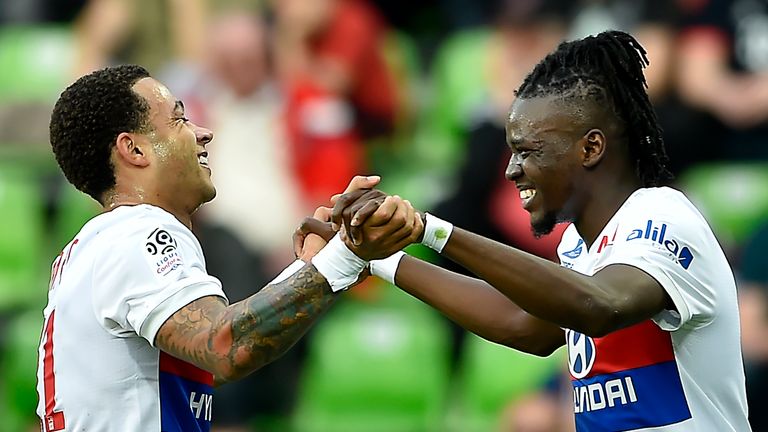 Memphis Depay inspired Lyon to a big win over Metz