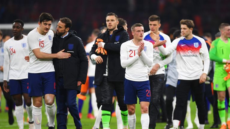 Maguire is hopeful of a place at the World Cup with England