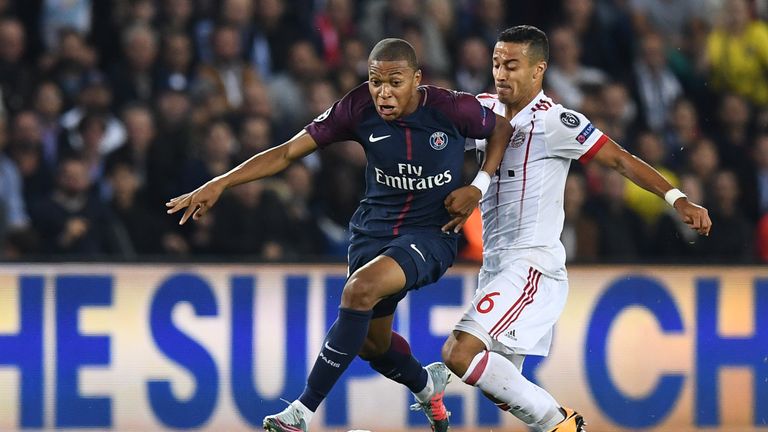 Mbappe and Thiago Alcantara are both City targets