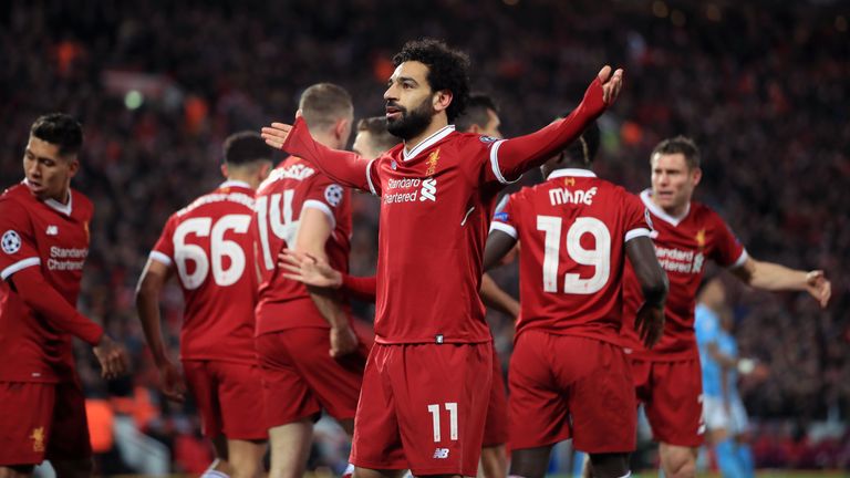 Liverpool's Mohamed Salah scored 44 goals last season