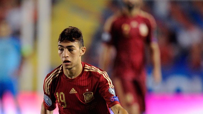 Munir El Haddadi played for Spain in a European Championship qualifier in 2014