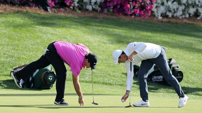 Reed played alongside Rory McIlroy during the final round