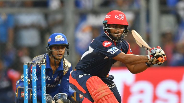 Delhi's Rishabh Pant can be brilliant to watch when he gets going (Credit: AFP)