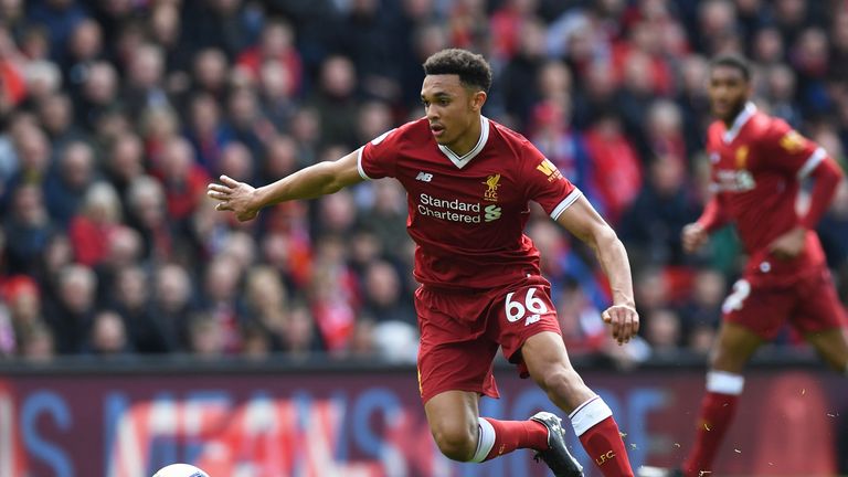 Trent Alexander-Arnold was recognised by Liverpool