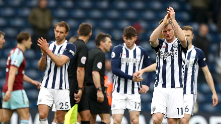West Brom are on the brink of relegation from the Premier League