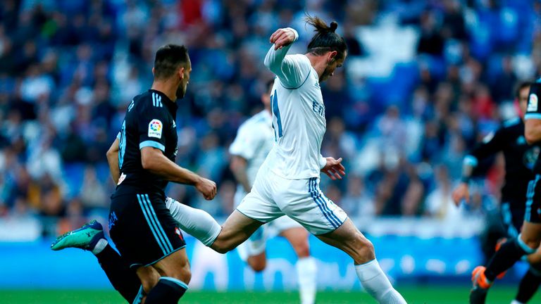Bale sparked the rout with his first of the night at the Bernabeu