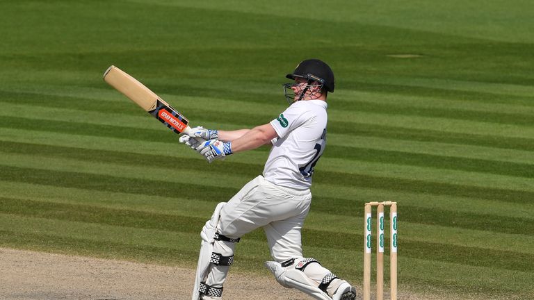 Sussex skipper Ben Brown hit an unbeaten 65 to lead his side to victory over Middlesex