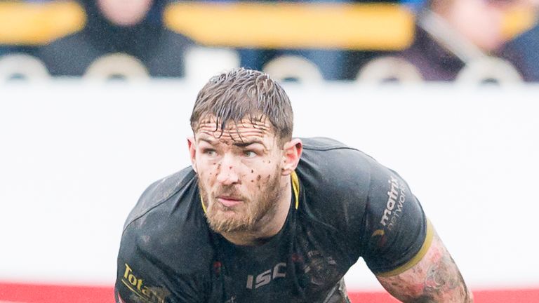 Daryl Clark of Warrington Wolves.