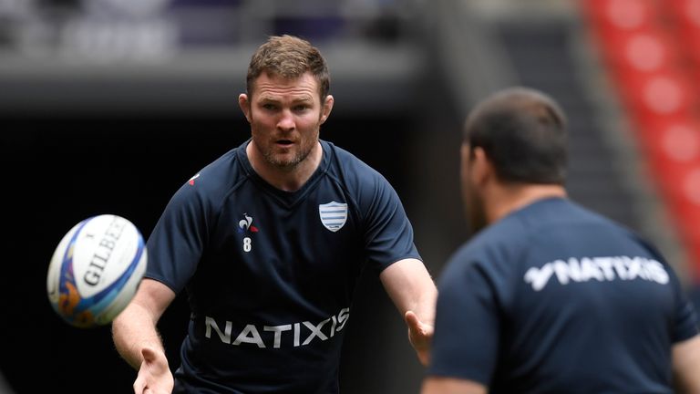 Donnacha Ryan addressed media after Racing 92's Friday captain's run