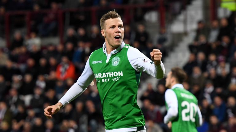 Florian Kamberi has made 14 appearances on loan for Hibs