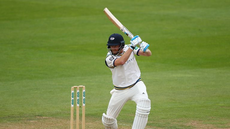 Jonny Bairstow was dismissed for 29 by Rikki Clarke