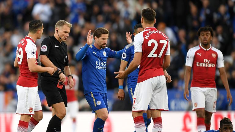 Arsenal's miserable away record continued at Leicester
