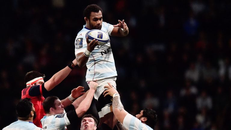 Ryan lifts second row partner Leone Nakarawa at a lineout - the two have forged a potent combintion