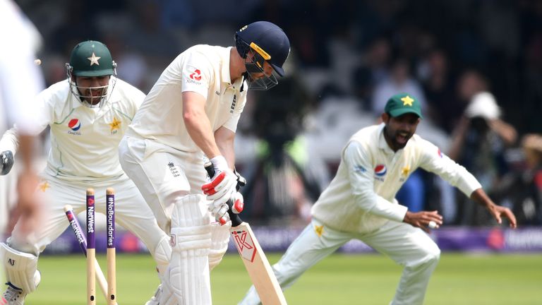 Mark Stoneman's struggle for runs at Test level continued at Lord's