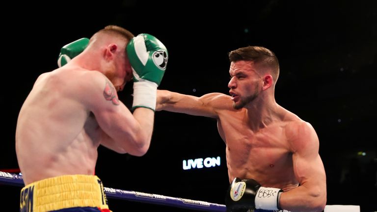 Ward had made a confident start to the fight