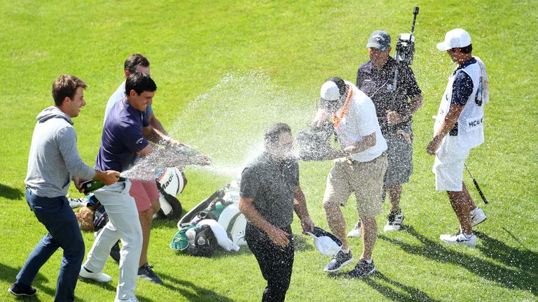   Francesco Molinari started his winning race at the BMW PGA Championship 