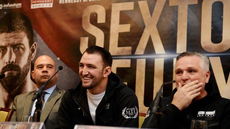 Peter Fury is pleased with Fury's preparations for Sexton