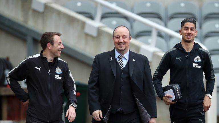 Sky sources understand West Ham are planning to make a move for Newcastle boss Rafa Benitez