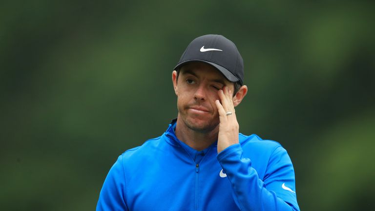 McIlroy sits two strokes off the pace