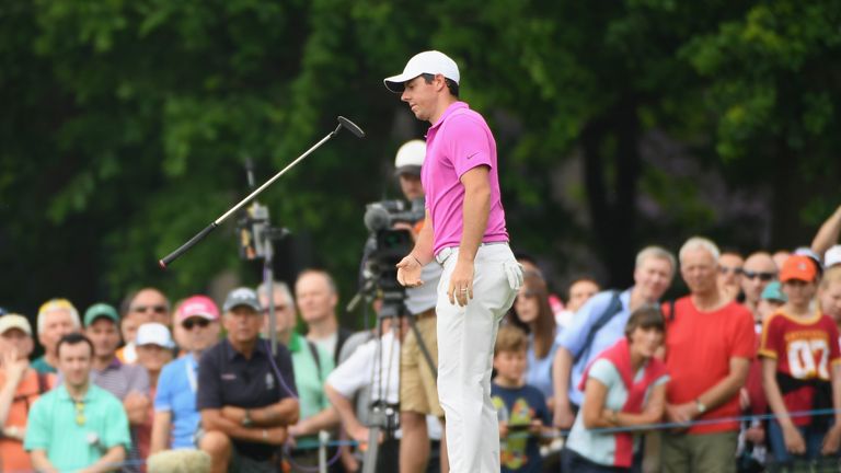 Rory McIlroy couldn't hide his frustration on the final day at Wentworth