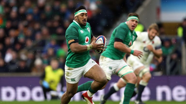 Bundee Aki has won seven caps for Ireland