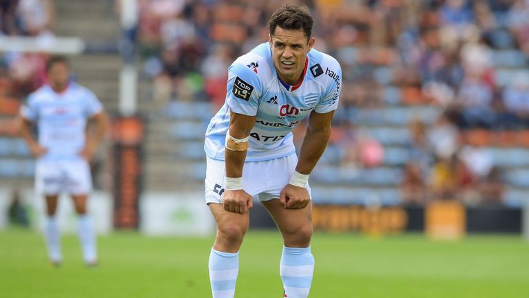 Fly-half Dan Carter is sidelined with a hamstring injury