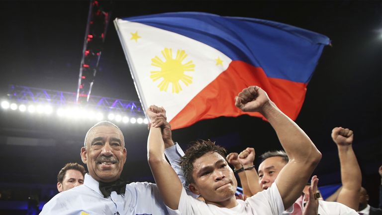 Ancajas is the Philippines' only current world champion (Mikey Williams)
