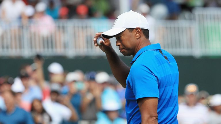 Woods carded a level-par 72