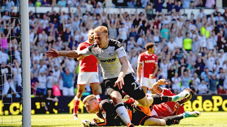 Vydra scored his 21st goal of the season against Barnsley