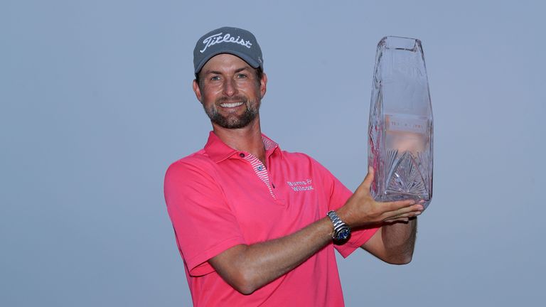 Webb Simpson cruised to a four-shot win at Sawgrass