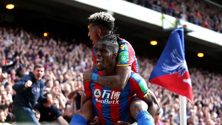 Wilfried Zaha says he has no plans to leave Crystal Palace