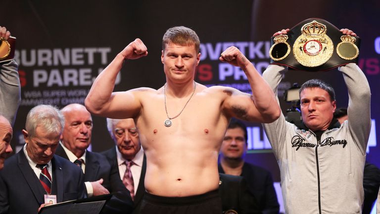 Alexander Povetkin is set to face Anthony Joshua