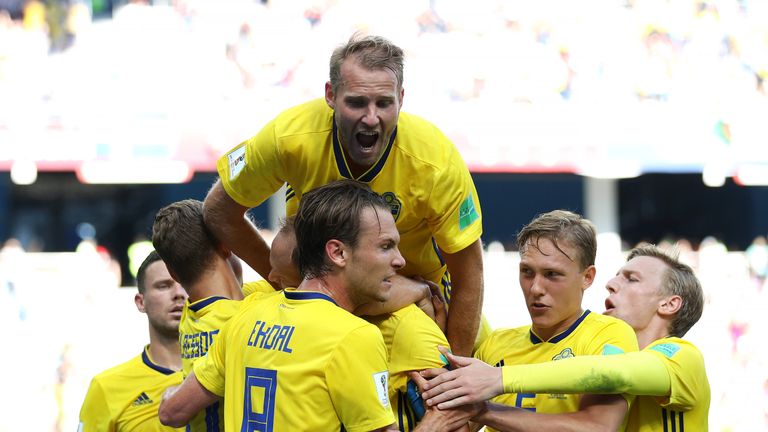 Sweden won their opening World Cup game