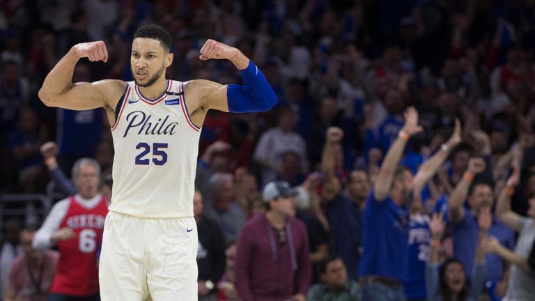 Ben Simmons of the Philadelphia 76ers was named Rookie of the Year