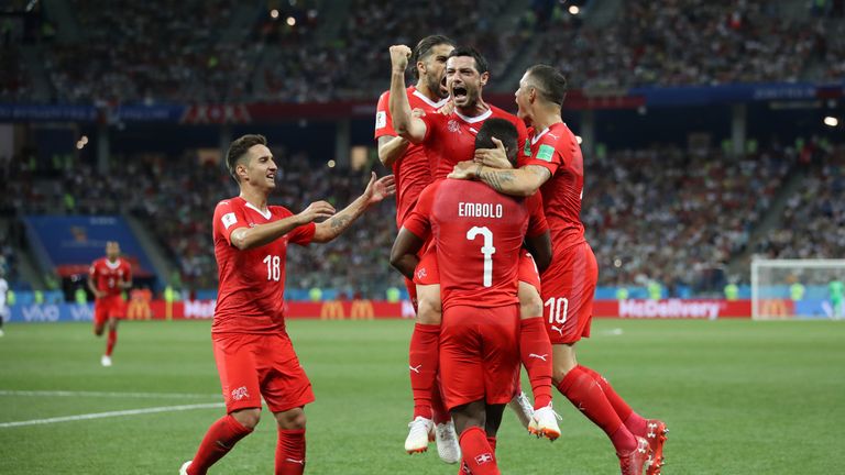 Switzerland 2-2 Costa Rica: Swiss through to last 16