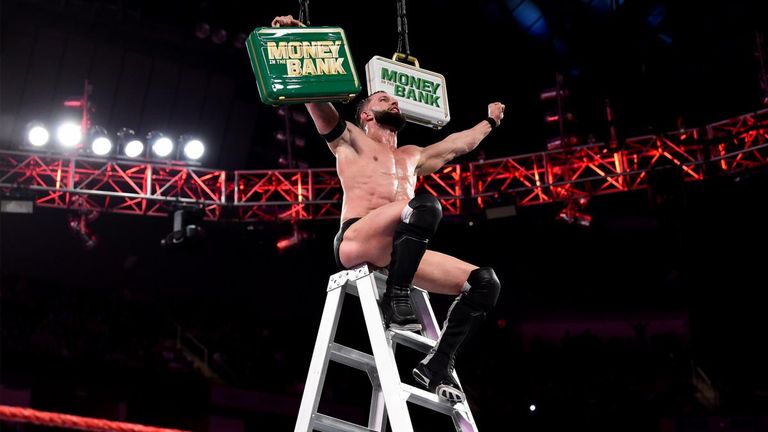 Finn Balor seeks the briefcase which will return him to the WWE title picture