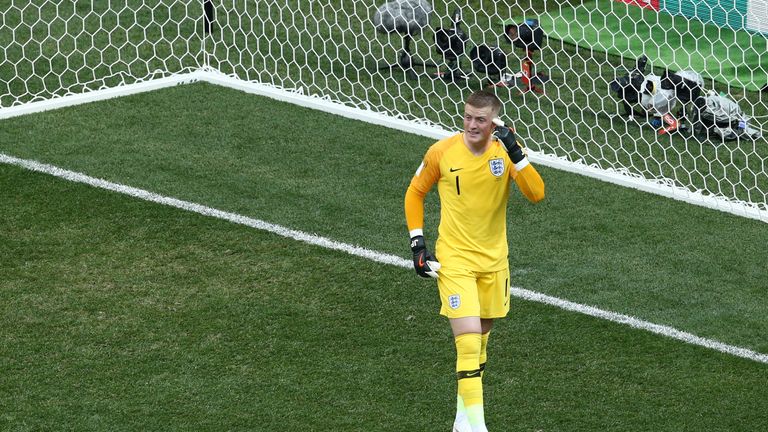 Southgate gave his backing to goalkeeper Jordan Pickford