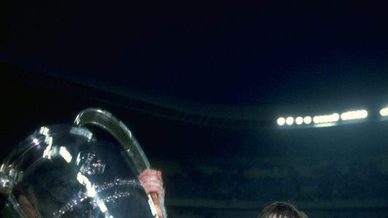 Dalglish with the European Cup