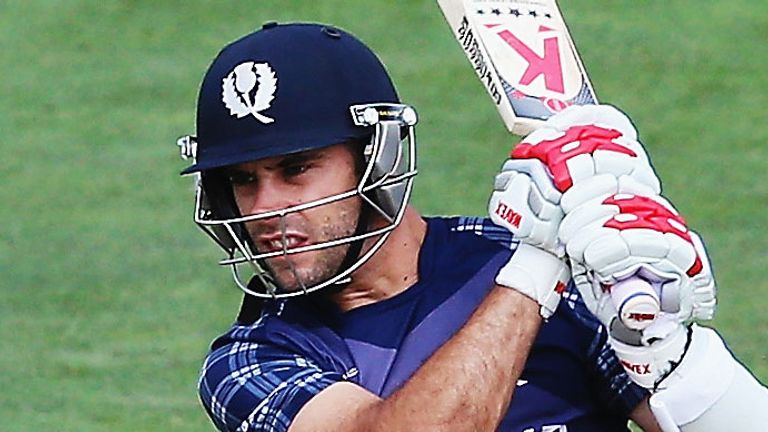 Kyle Coetzer will lead Scotland out against England on Sunday Kyle Coetzer will lead Scotland out against England on Sunday