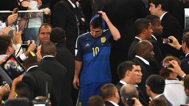 Despite losing the final in 2014, Messi did win the Golden Ball