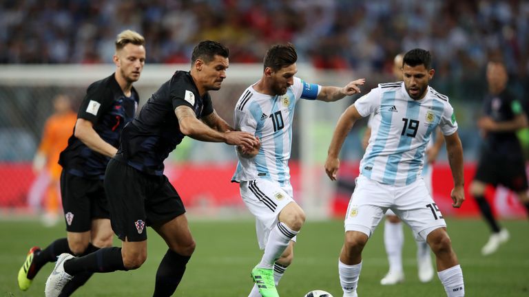  Lionel Messi struggled to impose himself on the match