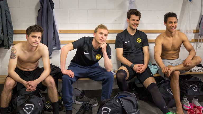 The makers of 'Mario' were given access to facilities at Young Boys Bern, giving the movie an authentic football feel