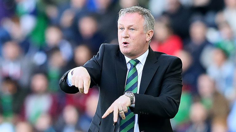 Michael O'Neill is preparing his side to play Costa Rica on Sunday