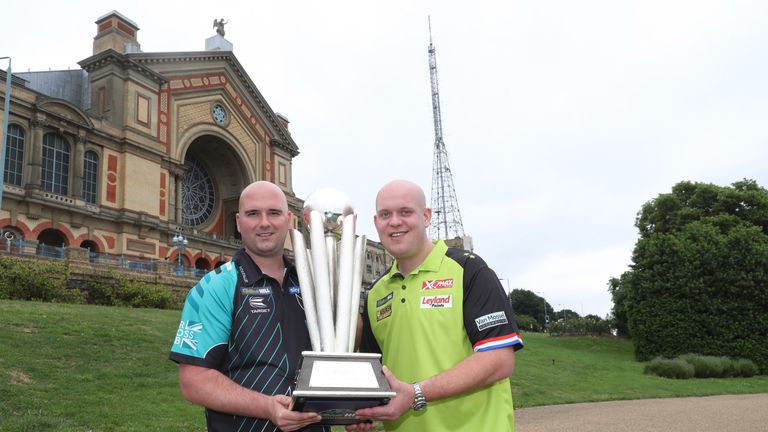 World Champion Rob Cross and world No 1 Michael van Gerwen will be chasing the £500,000 first prize against a record 96-player field at Alexandra Palace