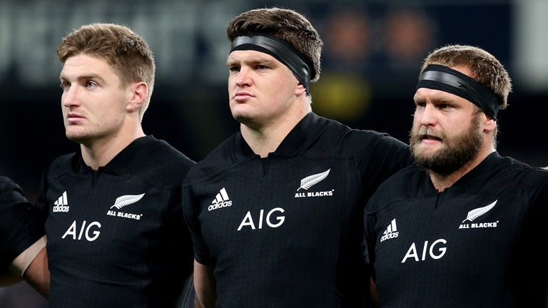 Scott Barrett (middle) put in a superb all-round display on Saturday