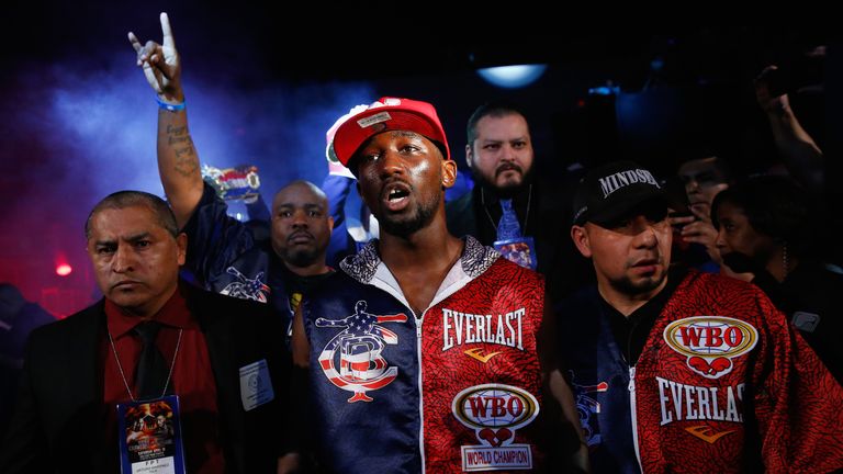 Terence Crawford ripped the WBO belt from Jeff Horn this month