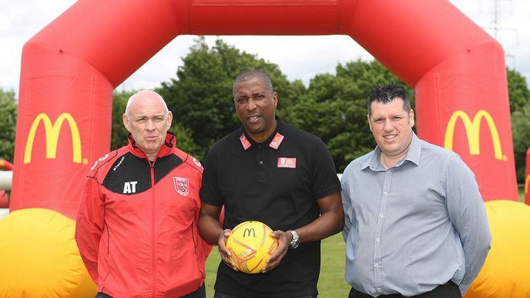 Viv Anderson is promoting the McDonald's FA Community Football Day