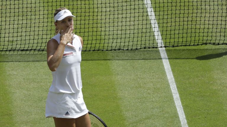 Angelique Kerber reached her second Wimbledon final in three years