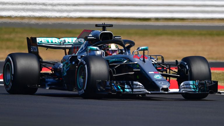 British Grand Prix: Unhappy Lewis Hamilton points fin.. 'interesting tactics' after finishing second in race